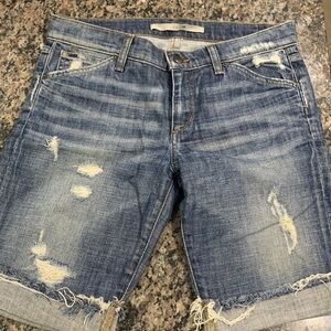 JOE’S jeans distressed jean shorts size 27